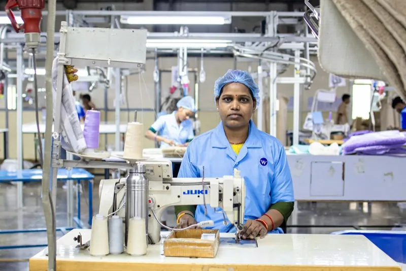 Students learning fashion designing with sewing machines at Anjan Institute in Belagavi
