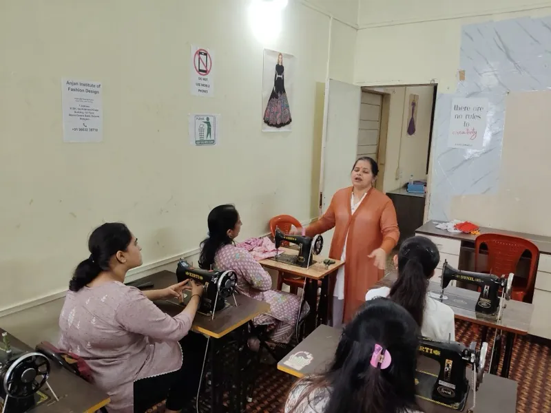 Smt Veena Girish Jigajinni - Founder and Director of Anjan Institute of Fashion Design, Belagavi